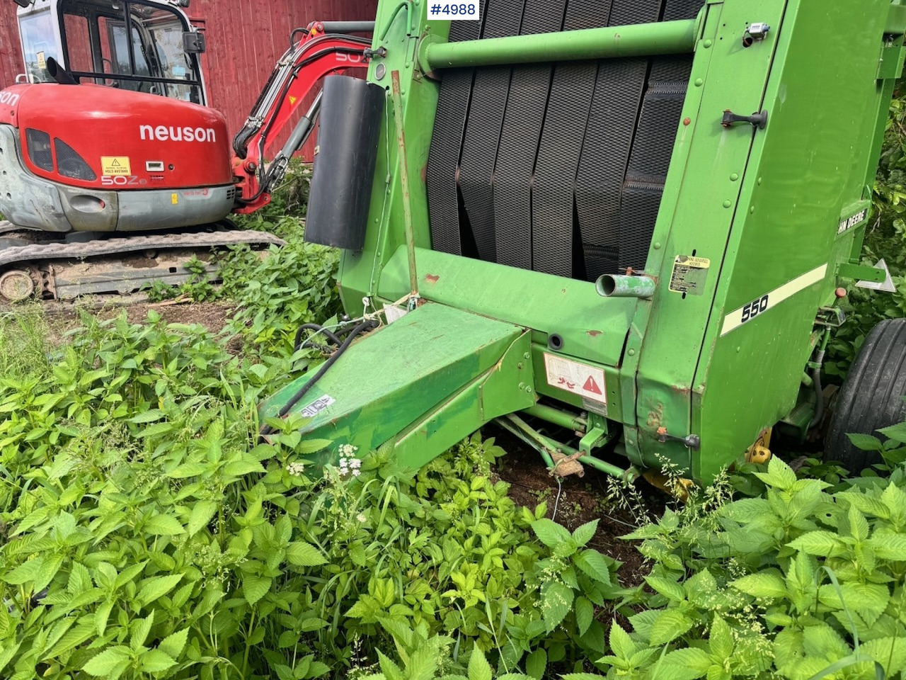 John Deere 550 Round baler with control box - Matériel de fenaison: photos 5 John Deere 550 Round baler with control box - Matériel de fenaison: photos 5