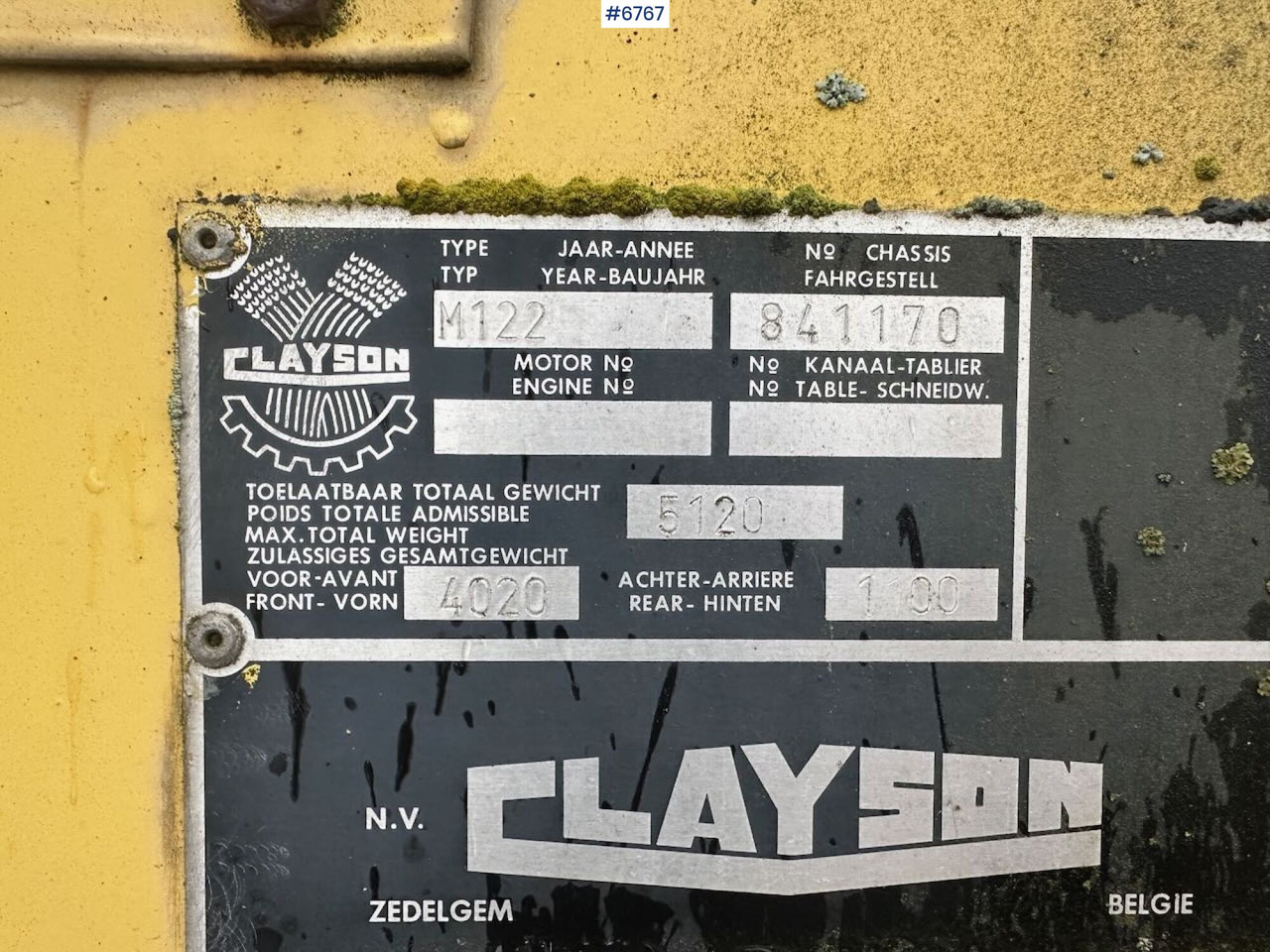 Moissonneuse-batteuse New Holland Clayson M122 Combine harvester. Repair project: photos 31 Moissonneuse-batteuse New Holland Clayson M122 Combine harvester. Repair project: photos 31