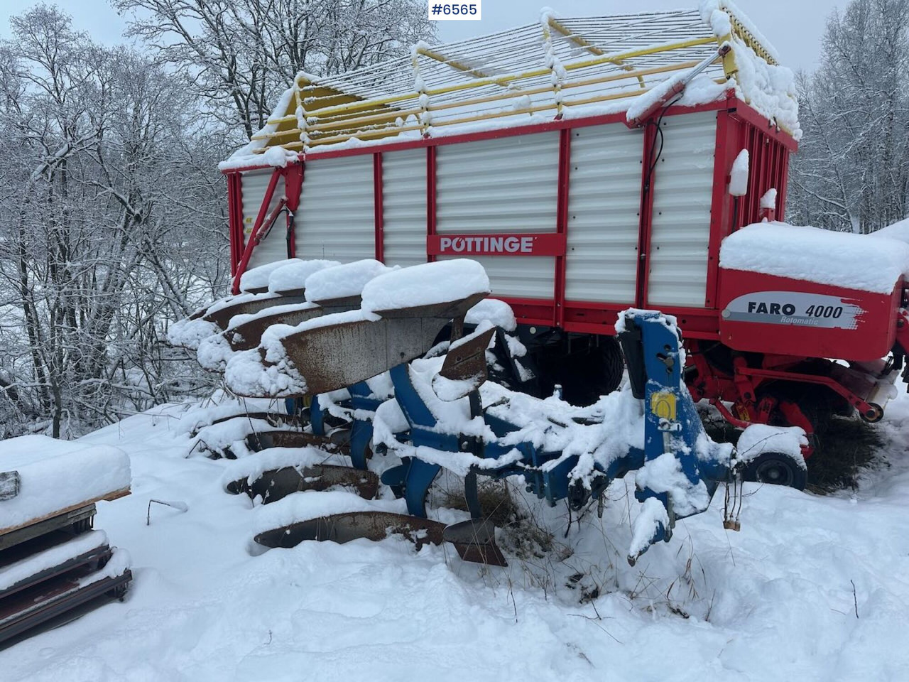 Øverum DX490H 4-blade reversible plough - Outils du sol: photos 1 Øverum DX490H 4-blade reversible plough - Outils du sol: photos 1