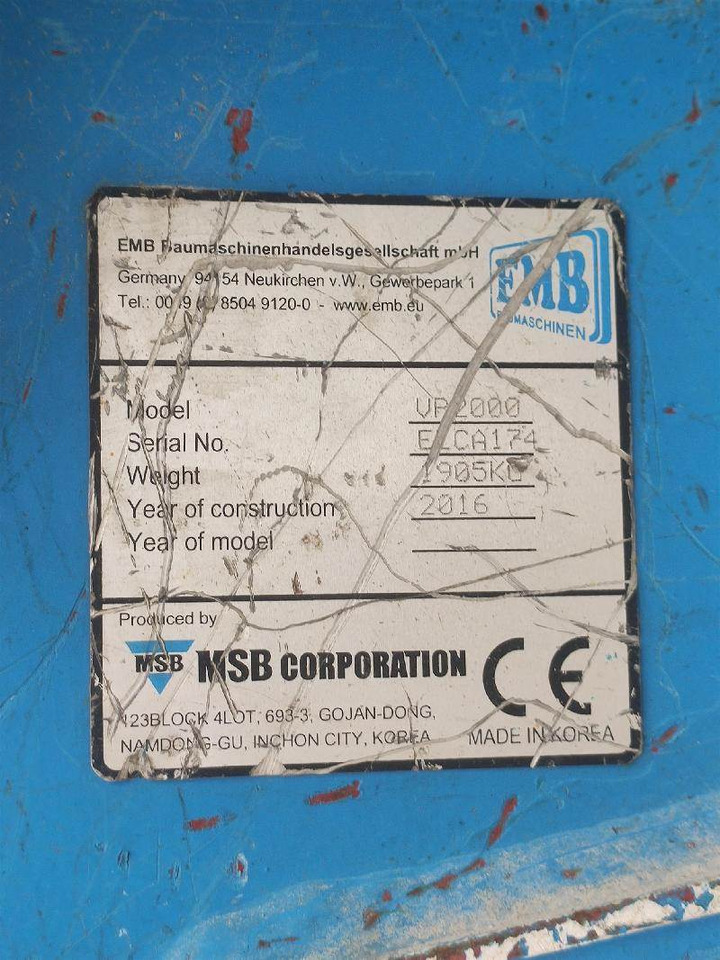 EMB VP2000 - Cisaille de démolition: photos 3 EMB VP2000 - Cisaille de démolition: photos 3