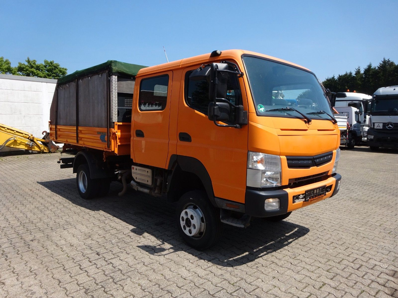 Utilitaire benne FUSO Canter Doppelkabine MEILLER 3Skipper 4x4: photos 14