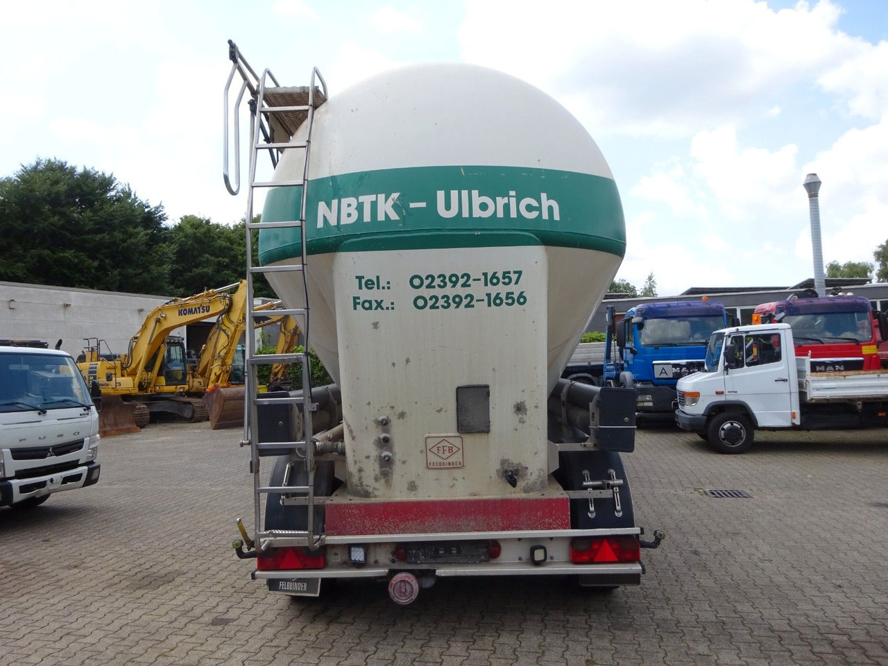 Feldbinder EUT 49.3 Silo für Staub u. Rieselgüter ca. 50m³ - Citerne pulvérulente: photos 5 Feldbinder EUT 49.3 Silo für Staub u. Rieselgüter ca. 50m³ - Citerne pulvérulente: photos 5