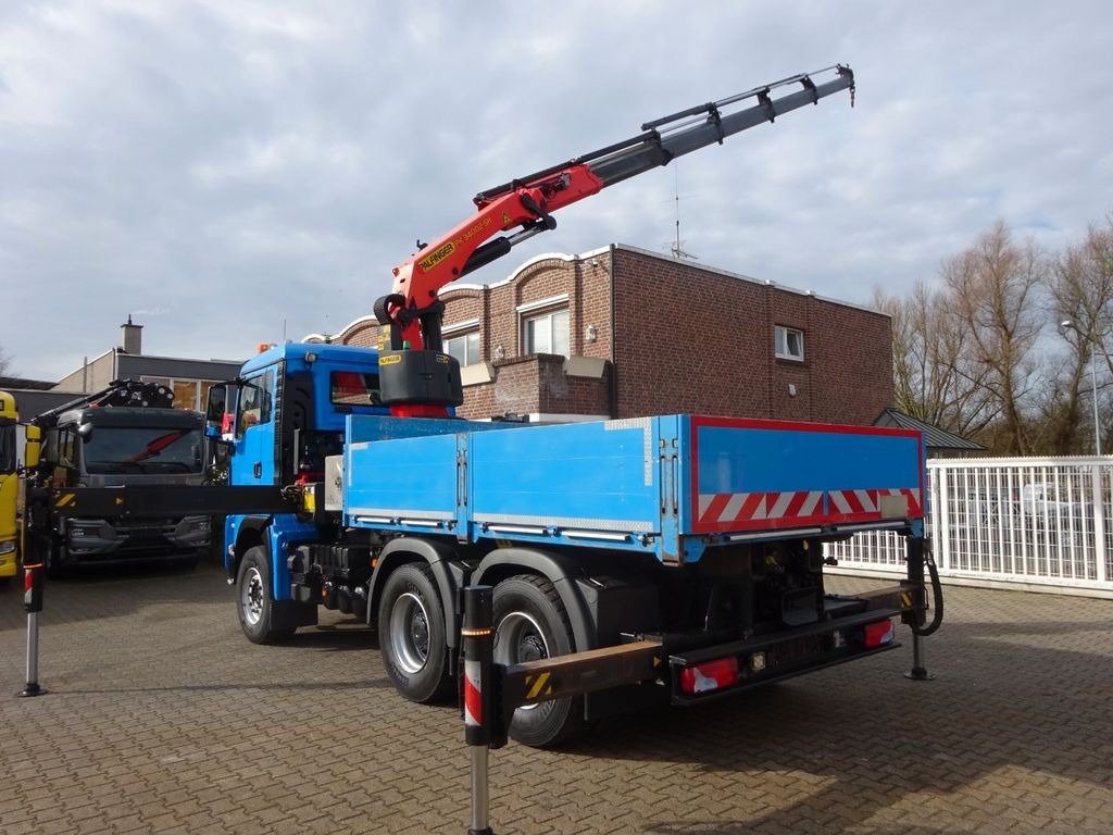 MAN 28.460 TGS Pritsche + PK 34002 Kran 6x4 - Camion grue, Camion plateau: photos 5 MAN 28.460 TGS Pritsche + PK 34002 Kran 6x4 - Camion grue, Camion plateau: photos 5