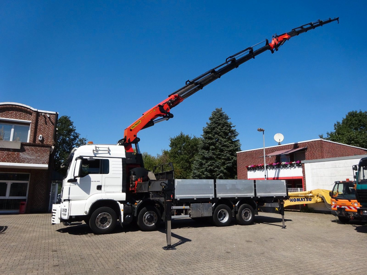MAN 35.480 TGS Pritsche + PK 65002 Kran 8x2 - Camion grue: photos 5 MAN 35.480 TGS Pritsche + PK 65002 Kran 8x2 - Camion grue: photos 5