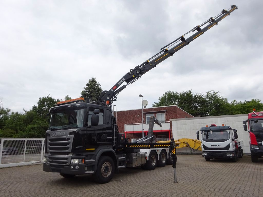 Scania R490 Abroller + HIAB 302E-6 Bj.2021 !Kran TRIDEM - Camion grue, Camion ampliroll: photos 4 Scania R490 Abroller + HIAB 302E-6 Bj.2021 !Kran TRIDEM - Camion grue, Camion ampliroll: photos 4