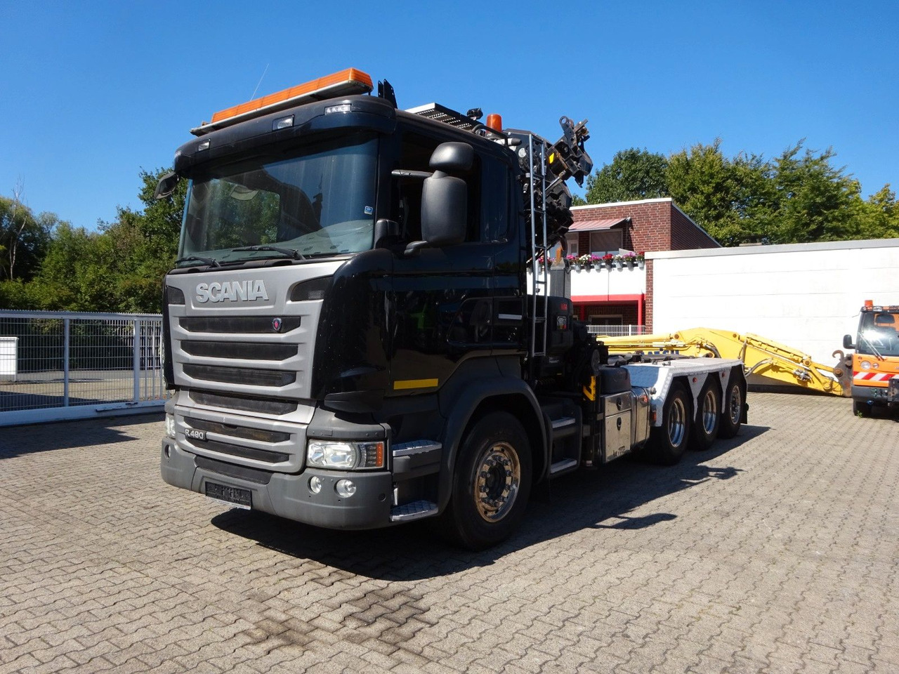 Scania R490 Abroller + HIAB 302E-6 Bj.2021 !Kran TRIDEM Scania R490 Abroller + HIAB 302E-6 Bj.2021 !Kran TRIDEM - Camion grue, Camion ampliroll: photos 5 Scania R490 Abroller + HIAB 302E-6 Bj.2021 !Kran TRIDEM Scania R490 Abroller + HIAB 302E-6 Bj.2021 !Kran TRIDEM - Camion grue, Camion ampliroll: photos 5