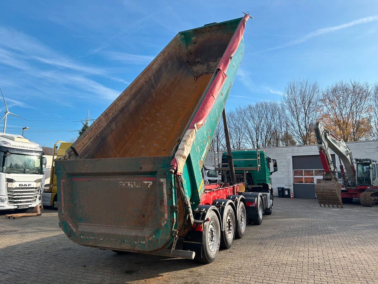 Schmitz Cargobull Stahl Kippauflieger mit Liftachse - Semi-remorque benne: photos 5 Schmitz Cargobull Stahl Kippauflieger mit Liftachse - Semi-remorque benne: photos 5