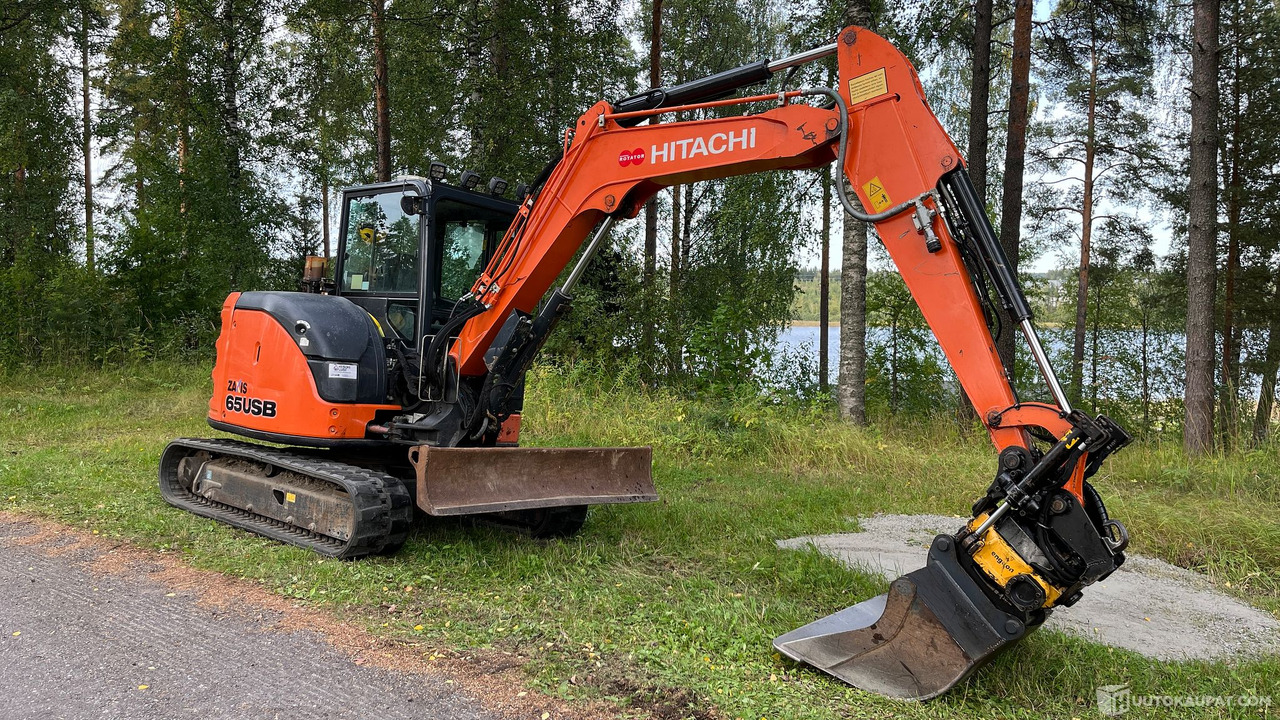 Hitachi ZX65USB-5A telakaivinkone, 2016, Varkaus - Pelle sur chenille: photos 1 Hitachi ZX65USB-5A telakaivinkone, 2016, Varkaus - Pelle sur chenille: photos 1