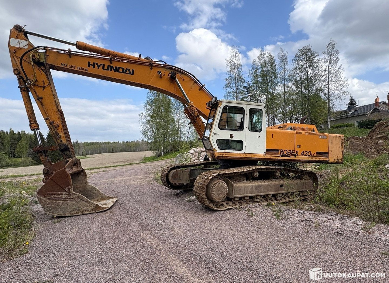 Hyundai Robex 420 LC, crawler excavator, 1995, Mäntsälä - Pelle sur chenille: photos 1 Hyundai Robex 420 LC, crawler excavator, 1995, Mäntsälä - Pelle sur chenille: photos 1