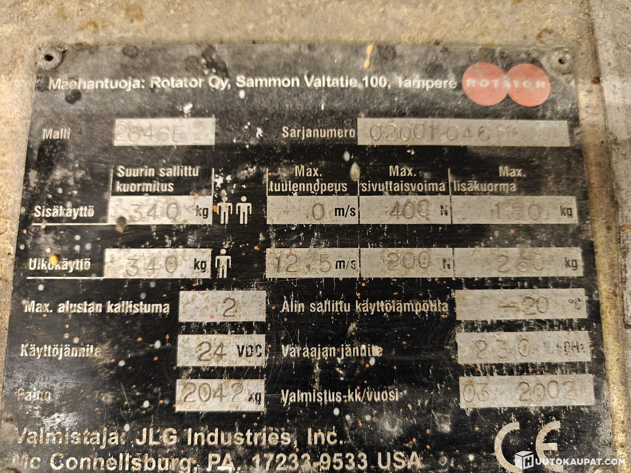 Nacelle ciseaux JLG 2646E2, 246 scissor lift, Vantaa: photos 9 Nacelle ciseaux JLG 2646E2, 246 scissor lift, Vantaa: photos 9