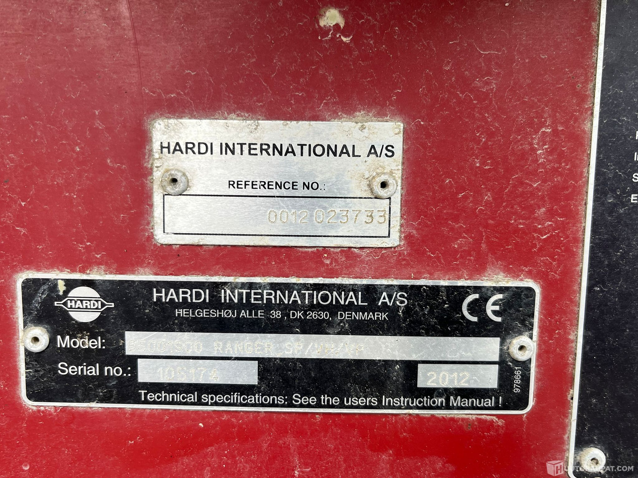 Crédit-bail de  Hardi Ranger 2500, kasvinsuojeluruisku, 21m puomisto, Okraspecial, 2012, Salo Hardi Ranger 2500, kasvinsuojeluruisku, 21m puomisto, Okraspecial, 2012, Salo: photos 7