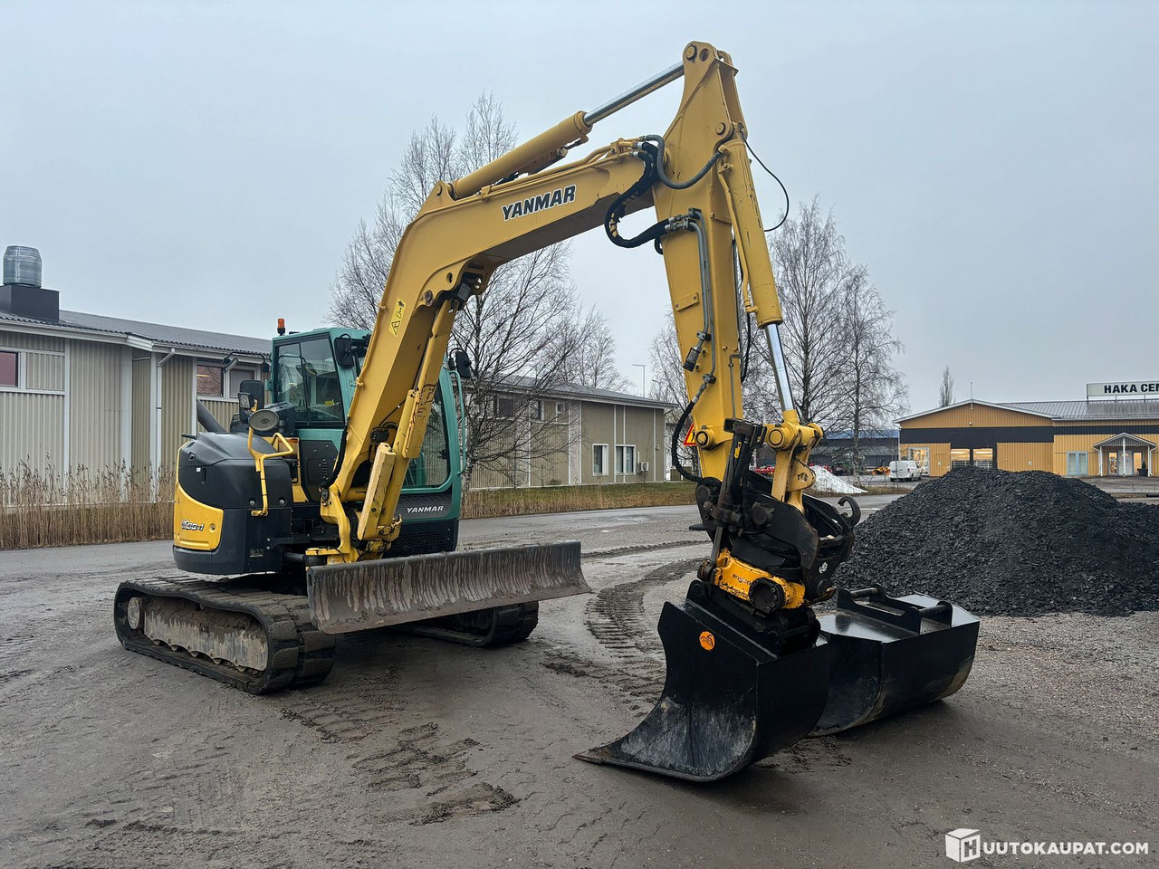 Yanmar VIO80-1 excavator + Engcon with two buckets., Ylivieska - Mini pelle: photos 2 Yanmar VIO80-1 excavator + Engcon with two buckets., Ylivieska - Mini pelle: photos 2