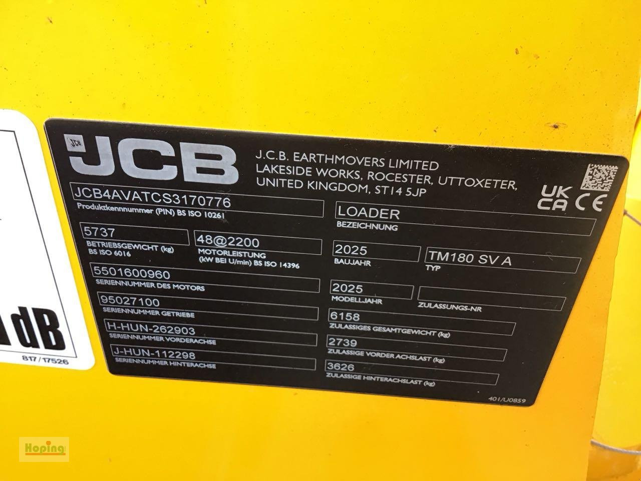 JCB TM180 AGRI - Chargeuse sur pneus télescopique: photos 5 JCB TM180 AGRI - Chargeuse sur pneus télescopique: photos 5