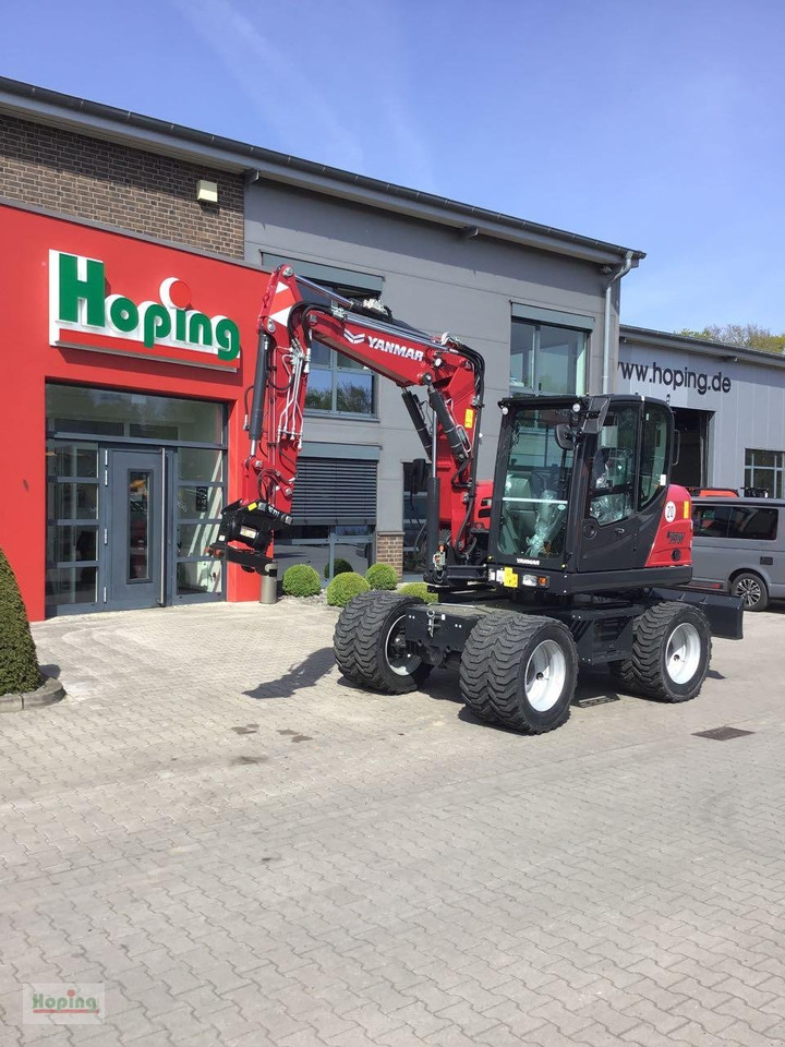 Yanmar B75W - Pelle sur pneus: photos 1 Yanmar B75W - Pelle sur pneus: photos 1