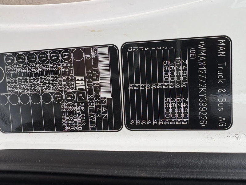 Crédit-bail de MAN TGL 8.250 / OPEN LAADBAK / SLAAP CABINE / 6 CILINDER / AUTOMAAT / APK - TUV JANUARI 2026 MAN TGL 8.250 / OPEN LAADBAK / SLAAP CABINE / 6 CILINDER / AUTOMAAT / APK - TUV JANUARI 2026: photos 6 Crédit-bail de MAN TGL 8.250 / OPEN LAADBAK / SLAAP CABINE / 6 CILINDER / AUTOMAAT / APK - TUV JANUARI 2026 MAN TGL 8.250 / OPEN LAADBAK / SLAAP CABINE / 6 CILINDER / AUTOMAAT / APK - TUV JANUARI 2026: photos 6