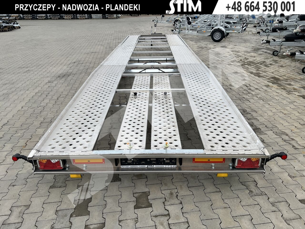 Stim L23/PP-TS/85-35AL - 195/50R13C - Remorque porte-voitures: photos 2 Stim L23/PP-TS/85-35AL - 195/50R13C - Remorque porte-voitures: photos 2