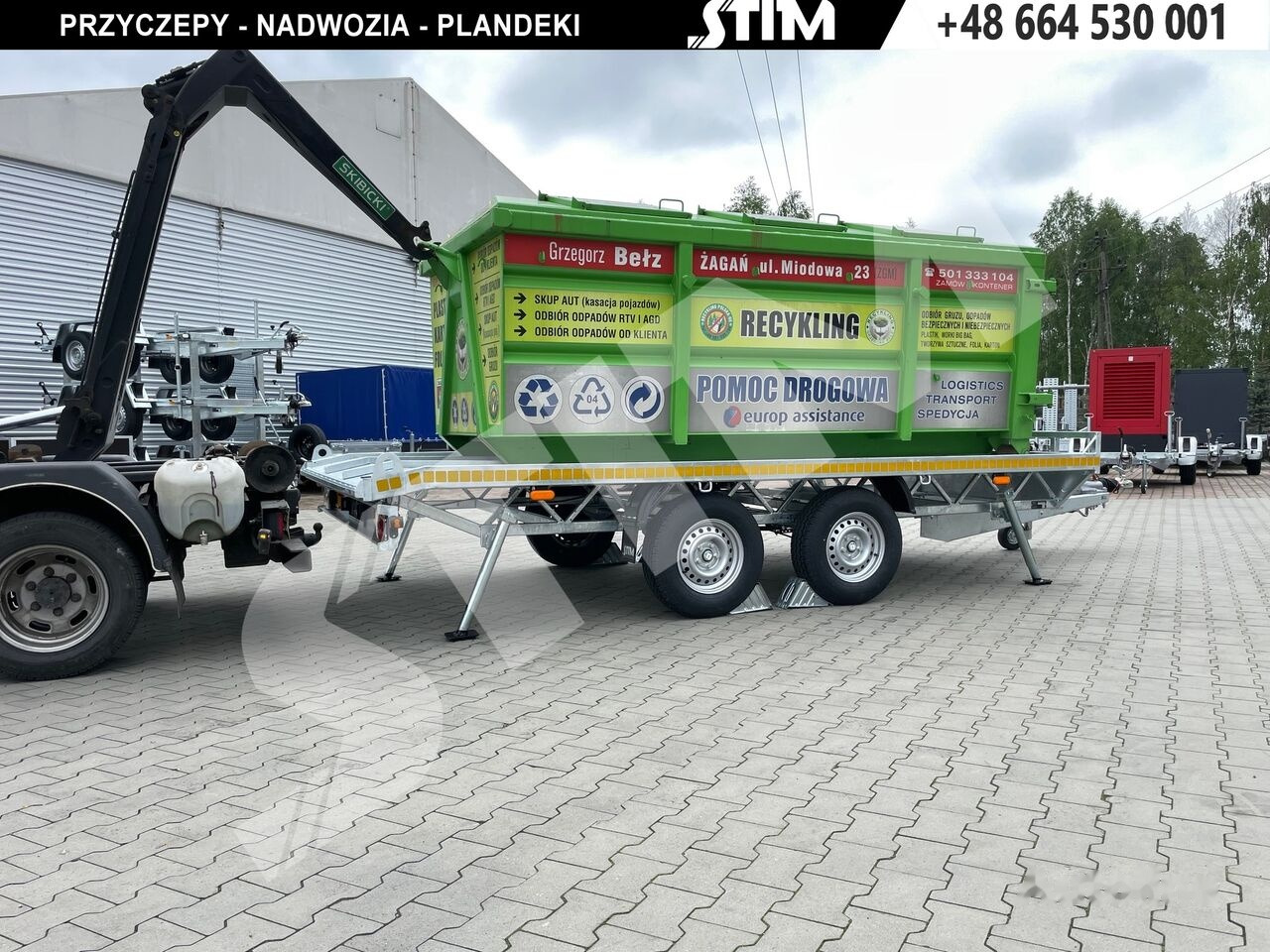 Stim S22-35/4323KP-15 Platforma do przeowzu kontenerów typu KP - Remorque plateau: photos 3 Stim S22-35/4323KP-15 Platforma do przeowzu kontenerów typu KP - Remorque plateau: photos 3