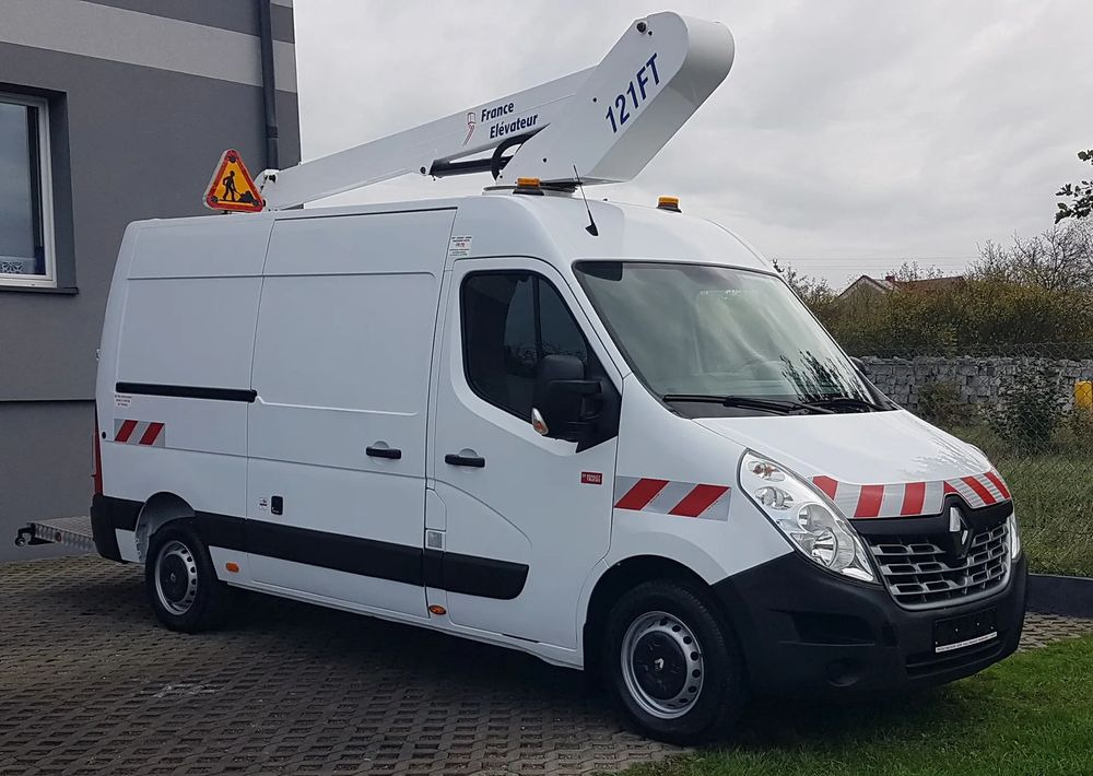 Renault MASTER L2H2 ZWYŻKA UDT PODNOŚNIK KOSZOWY FRANCE ELEVATEUR - Camion avec nacelle: photos 1 Renault MASTER L2H2 ZWYŻKA UDT PODNOŚNIK KOSZOWY FRANCE ELEVATEUR - Camion avec nacelle: photos 1