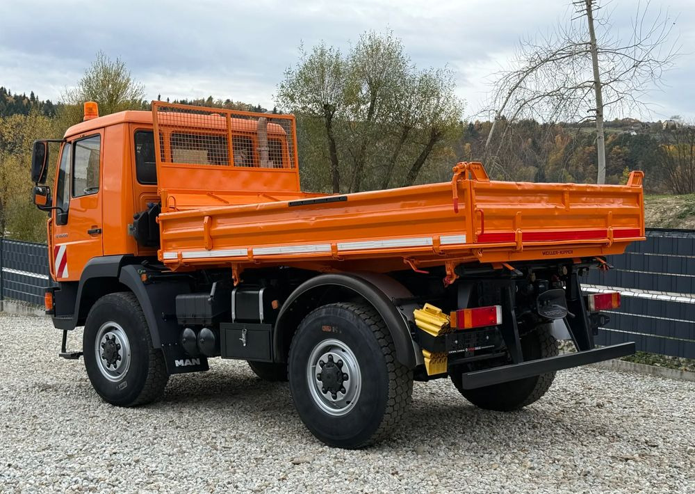 Camion benne MAN * MAN 10-220 * Wywrotka Kiper Meiller * 4x4 * Zimowe Utrzymanie * Unimog *: photos 10