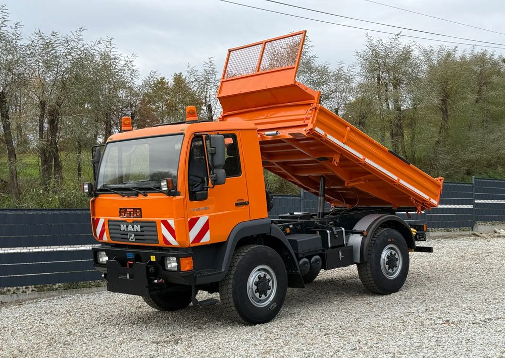 Camion benne MAN * MAN 10-220 * Wywrotka Kiper Meiller * 4x4 * Zimowe Utrzymanie * Unimog *: photos 13