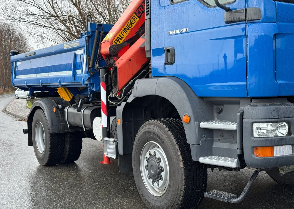 MAN * MAN 18 280 * Kiper Wywrotka * 4x4 * HDS Palfinger 120 STAN BARDZO DOBRY * Sprowadzony - Camion benne: photos 5 MAN * MAN 18 280 * Kiper Wywrotka * 4x4 * HDS Palfinger 120 STAN BARDZO DOBRY * Sprowadzony - Camion benne: photos 5