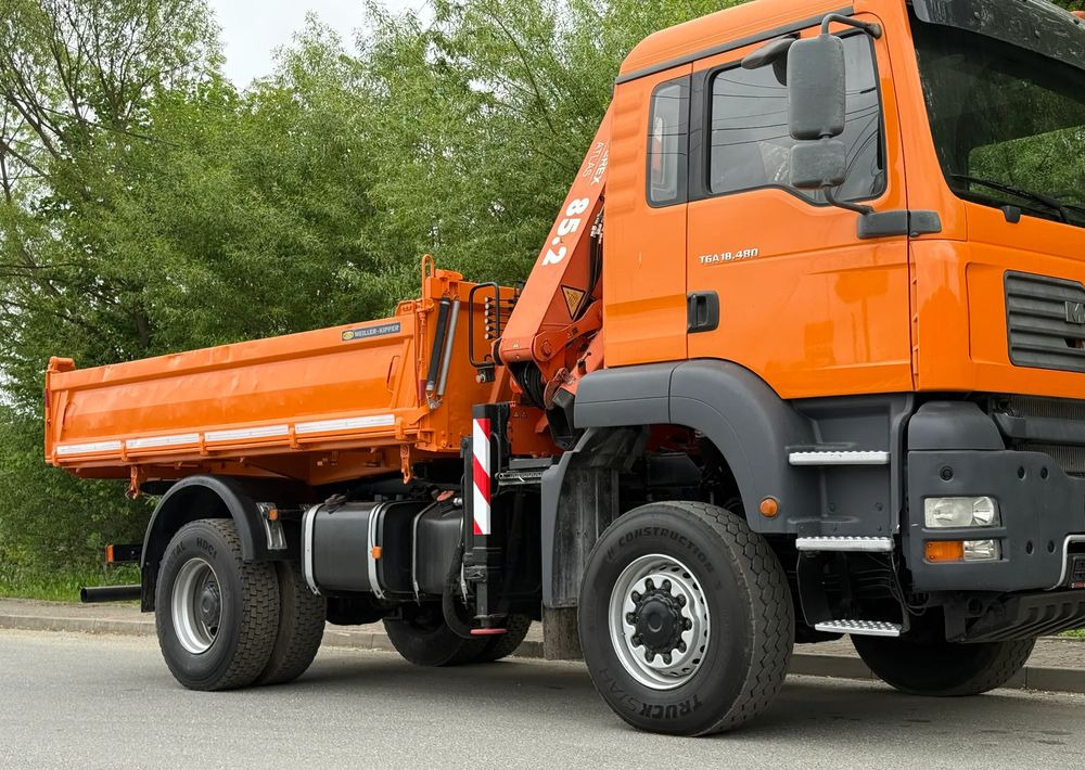 MAN * MAN 18 480 * KIPER WYWROTKA * 4x4 * HDS ATLAS 85* STAN BARDZO DOBRY * Sprowadzony - Camion benne: photos 5 MAN * MAN 18 480 * KIPER WYWROTKA * 4x4 * HDS ATLAS 85* STAN BARDZO DOBRY * Sprowadzony - Camion benne: photos 5
