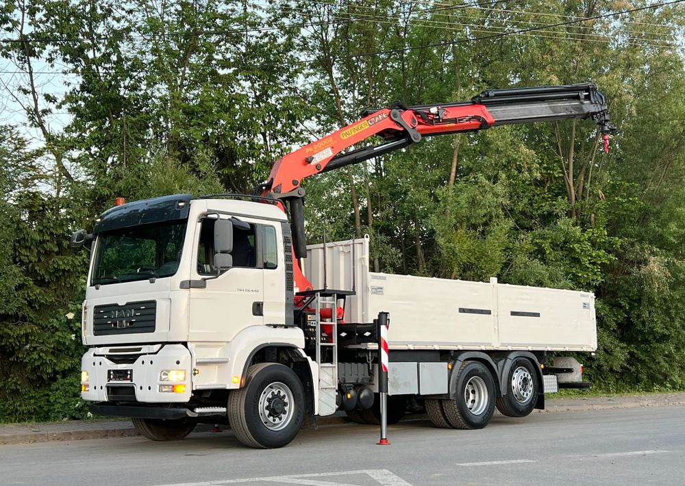 Camion grue, Camion plateau MAN * TGA 26-440 * 4x6 Hydrodrive * HDS Palfinger PK 20002 * Bardzo Dobry Stan: photos 15