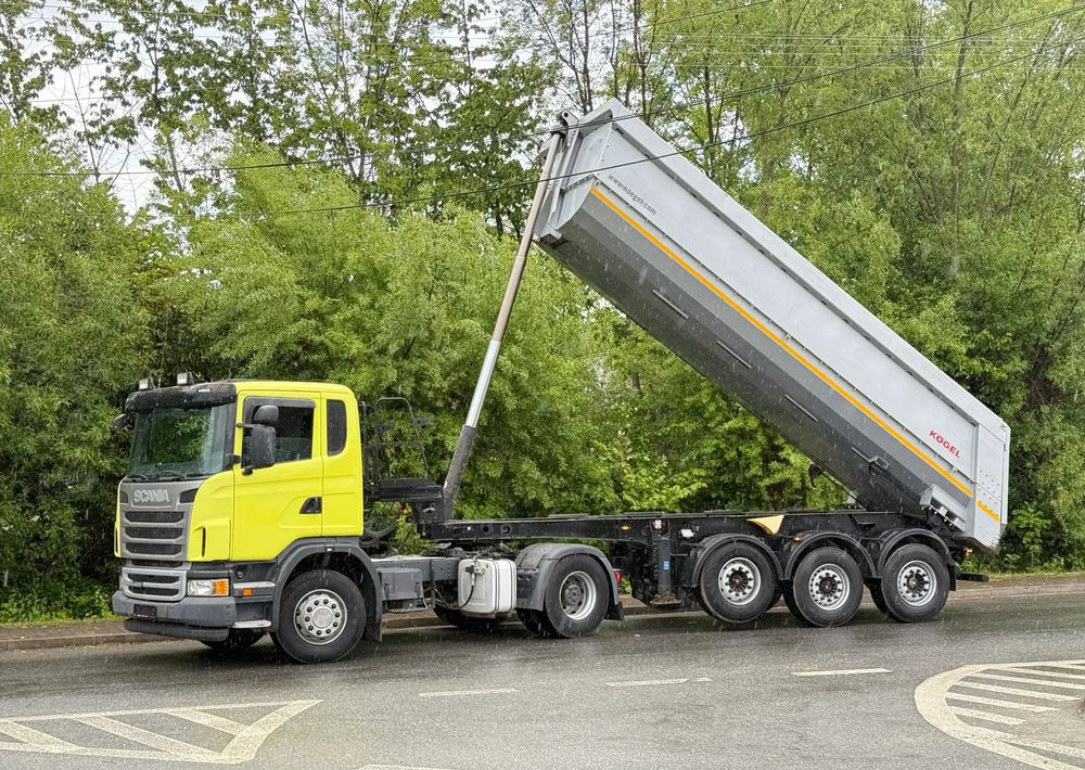 Tracteur routier, Semi-remorque benne Scania * Zestaw * Scania G400 + Naczepa Kogel Kiper Wywrotka  * Sprowadzony * Bardzo Dobry Stan *: photos 20