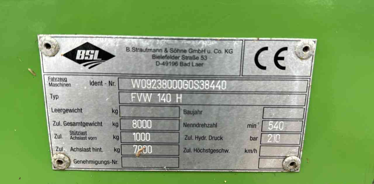 Remorque agricole Strautmann FWH 140 H: photos 7 Remorque agricole Strautmann FWH 140 H: photos 7