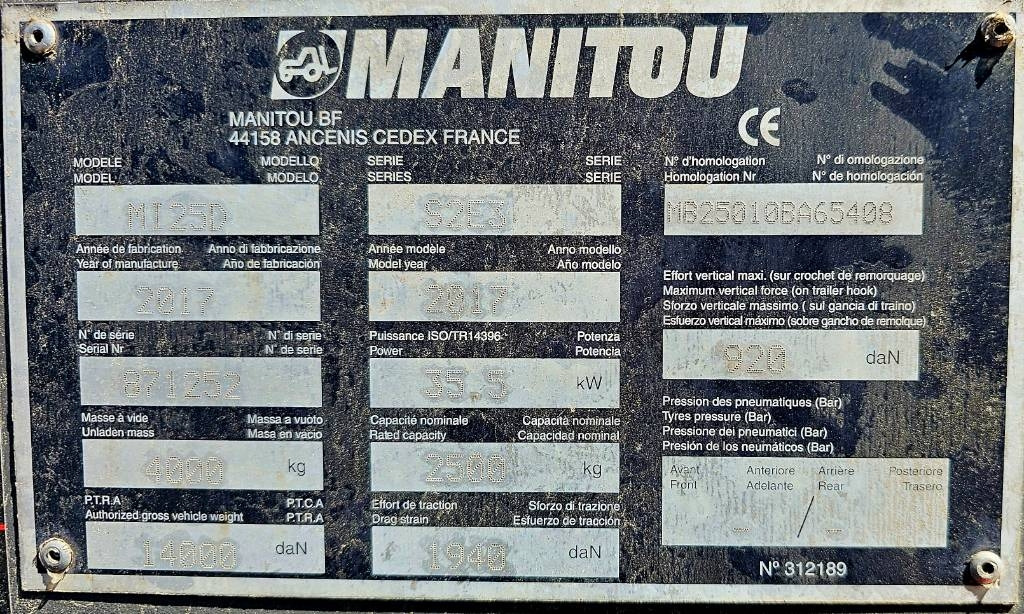 Crédit-bail de Manitou MI 25 D  Manitou MI 25 D: photos 11