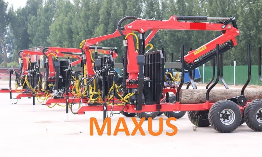 NEW MAXUS 12T Forest Trailer 2T Crane Warranty | НОВА Лісова причепа 12Т з Краном 2Т MAXUS Гарантія - Remorque forestière: photos 2 NEW MAXUS 12T Forest Trailer 2T Crane Warranty | НОВА Лісова причепа 12Т з Краном 2Т MAXUS Гарантія - Remorque forestière: photos 2