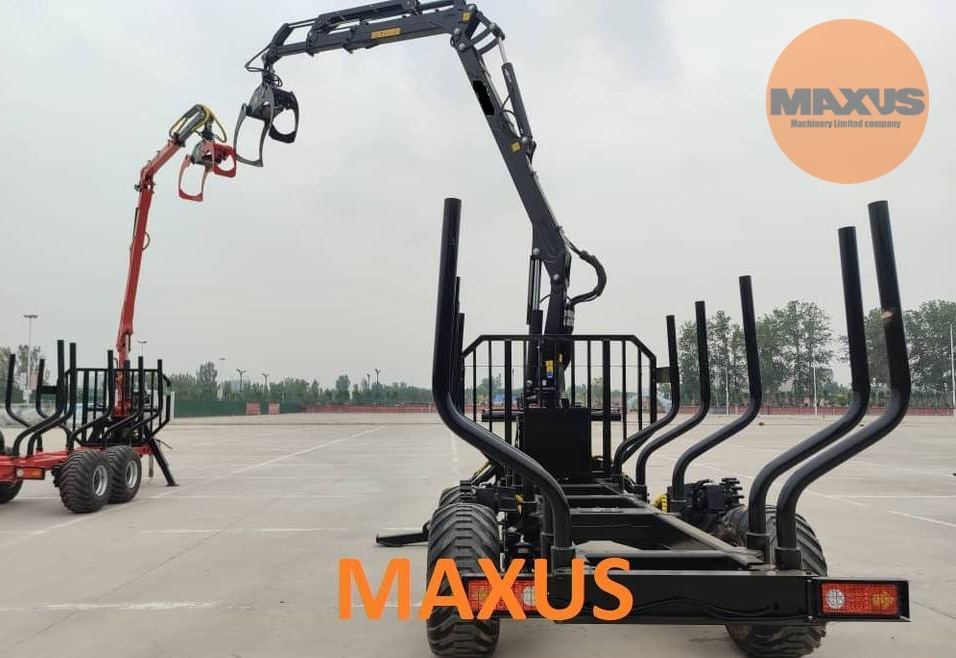 Remorca forestieră MAXUS 1400 + Macara 780 - Remorque forestière: photos 3 Remorca forestieră MAXUS 1400 + Macara 780 - Remorque forestière: photos 3