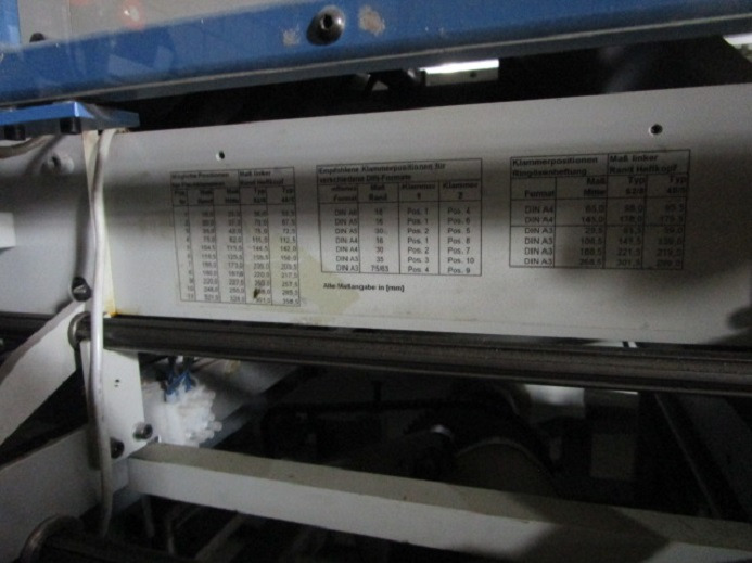 HEFT- UND FALZEINHEIT MIT FRONTSCHNITT MKW SFT 350 - Machine d'impression: photos 5 HEFT- UND FALZEINHEIT MIT FRONTSCHNITT MKW SFT 350 - Machine d'impression: photos 5