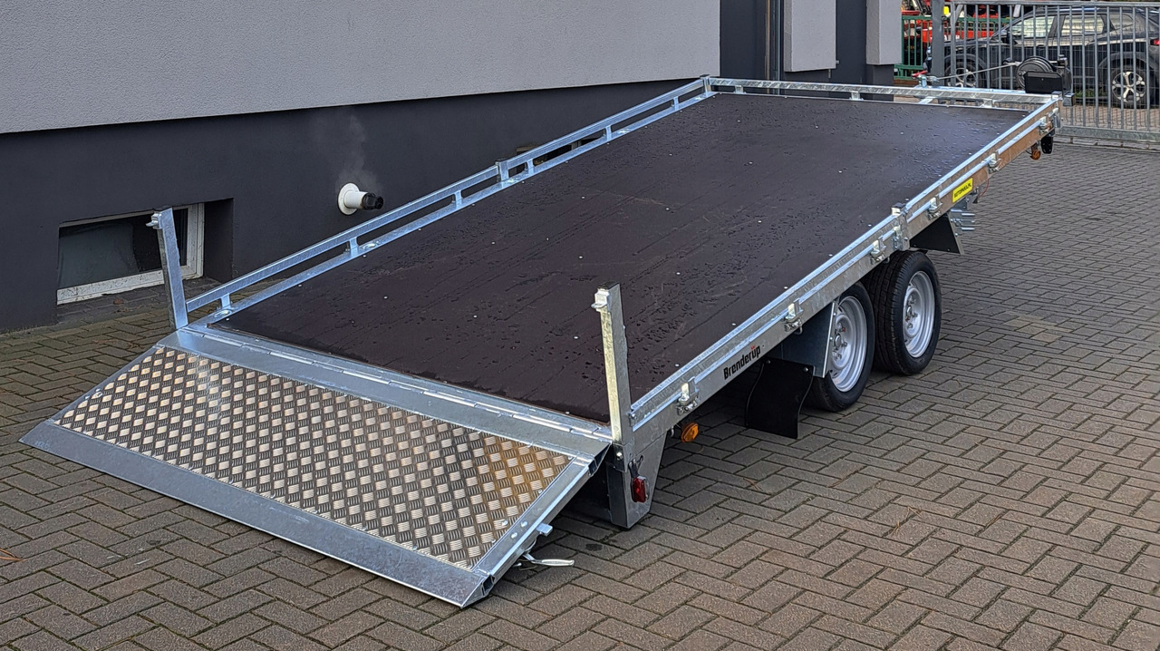 PRZYCZEPA PLATFORMA 408 CM, UCHYŁOWA Z WCIĄGARKĄ, DMC 3500 KG / PLATFORM TRAILER 408 CM, TIPPING WITH WINCH, DMC 3500 KG - Remorque plateau: photos 2 PRZYCZEPA PLATFORMA 408 CM, UCHYŁOWA Z WCIĄGARKĄ, DMC 3500 KG / PLATFORM TRAILER 408 CM, TIPPING WITH WINCH, DMC 3500 KG - Remorque plateau: photos 2
