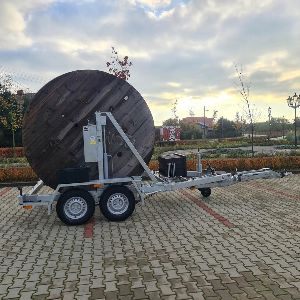 PRZYCZEPA SŁUPOWA KABLOWA PRZEWÓZ KABLI 3500 KG / POLE CABLE TRAILER FOR CABLE TRANSPORT 3500 KG - Remorque porte-touret: photos 5 PRZYCZEPA SŁUPOWA KABLOWA PRZEWÓZ KABLI 3500 KG / POLE CABLE TRAILER FOR CABLE TRANSPORT 3500 KG - Remorque porte-touret: photos 5