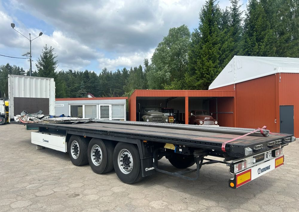 Krone SD FIRANKA / PLATFORMA / USZKODZONA ZABUDOWA / 2019 ROK !! - Semi-remorque plateau: photos 3 Krone SD FIRANKA / PLATFORMA / USZKODZONA ZABUDOWA / 2019 ROK !! - Semi-remorque plateau: photos 3