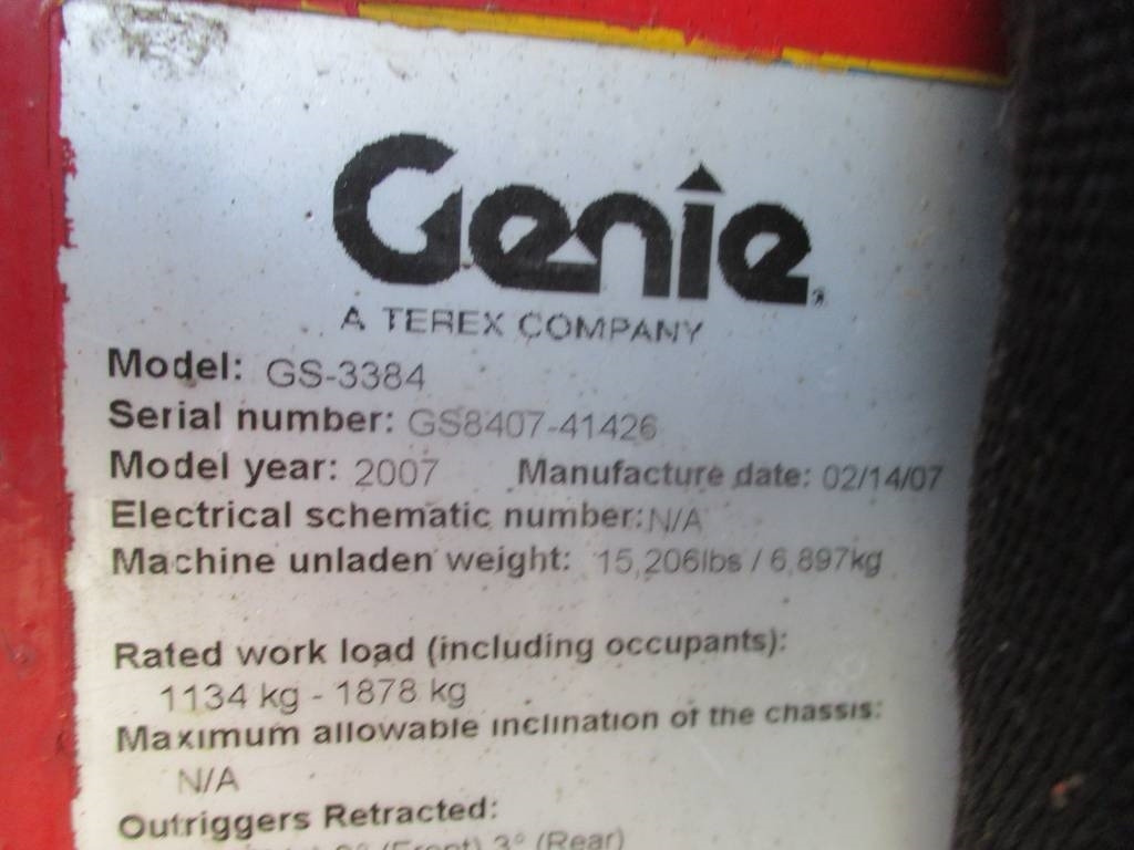 Nacelle ciseaux Genie GS 3384 RT: photos 10
