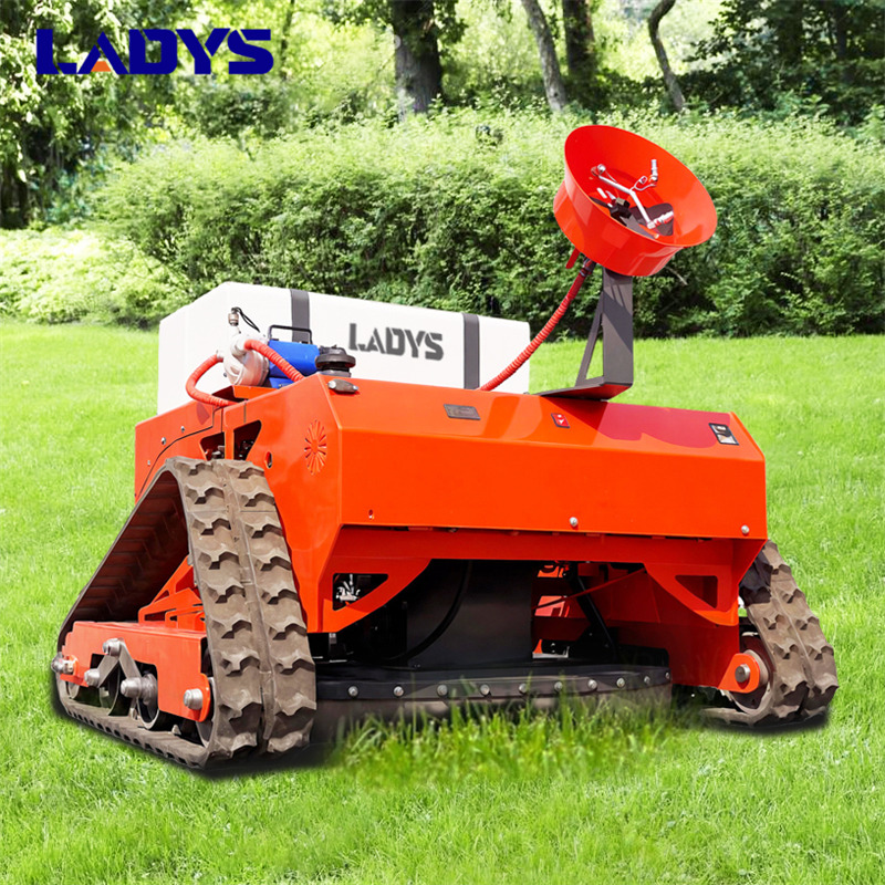 LADYS LD1000 Multi-function remote control lawn mower Track crawler gasoline gas All-terrain Agricultural Sprayers Pesticide spraying lawn mower for sale - Motofaucheuse: photos 5 LADYS LD1000 Multi-function remote control lawn mower Track crawler gasoline gas All-terrain Agricultural Sprayers Pesticide spraying lawn mower for sale - Motofaucheuse: photos 5