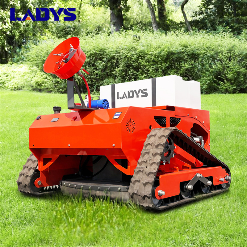 LADYS LD1000 Multi-function remote control lawn mower Track crawler gasoline gas All-terrain Agricultural Sprayers Pesticide spraying lawn mower for sale - Motofaucheuse: photos 1 LADYS LD1000 Multi-function remote control lawn mower Track crawler gasoline gas All-terrain Agricultural Sprayers Pesticide spraying lawn mower for sale - Motofaucheuse: photos 1