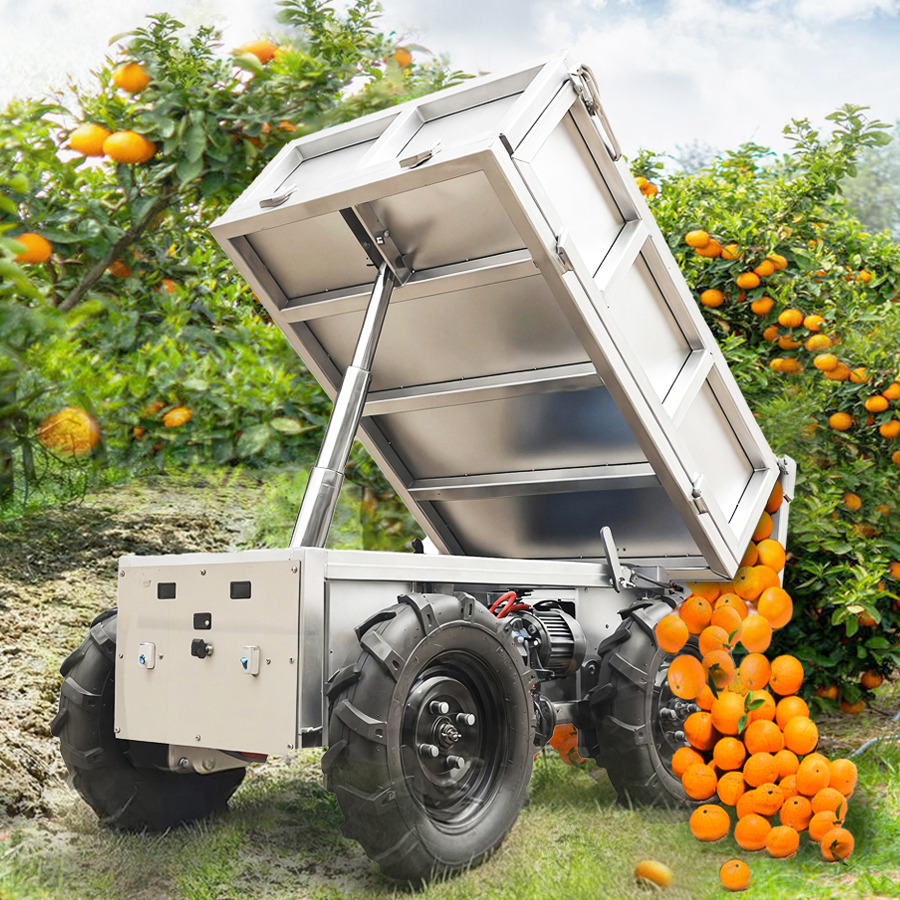 LEZUM Electric Remote Control Transporter Agricultural Orchard Farm Electric Utv Dump Trailer Material Handling Equipment All Terrain Transport Vehicle - Benne agricole: photos 5 LEZUM Electric Remote Control Transporter Agricultural Orchard Farm Electric Utv Dump Trailer Material Handling Equipment All Terrain Transport Vehicle - Benne agricole: photos 5