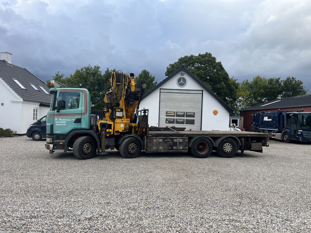 Scania G 124 - Camion grue: photos 1 Scania G 124 - Camion grue: photos 1