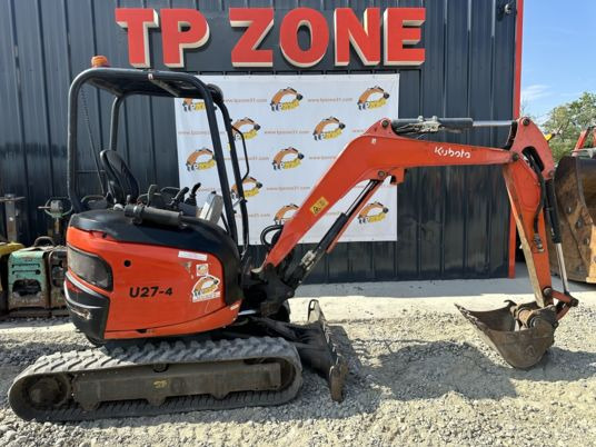 Kubota U27-4 à 20500 € HT - Mini pelle: photos 3 Kubota U27-4 à 20500 € HT - Mini pelle: photos 3