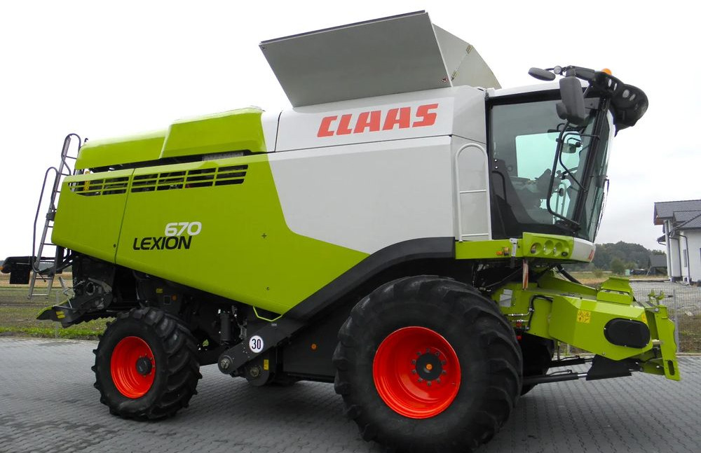 Claas Lexion 670 2019 Rok, Heder V 770, Najbogatsza Wersja, Nie Malowany, Stan Idealny - Moissonneuse-batteuse: photos 2 Claas Lexion 670 2019 Rok, Heder V 770, Najbogatsza Wersja, Nie Malowany, Stan Idealny - Moissonneuse-batteuse: photos 2