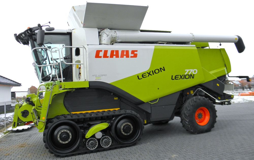 Claas Lexion 770 Terra Trac Heder V10,5, Najbogatsza Wersja, Nie Malowany, Stan Bardzo Dobry - Moissonneuse-batteuse: photos 3 Claas Lexion 770 Terra Trac Heder V10,5, Najbogatsza Wersja, Nie Malowany, Stan Bardzo Dobry - Moissonneuse-batteuse: photos 3