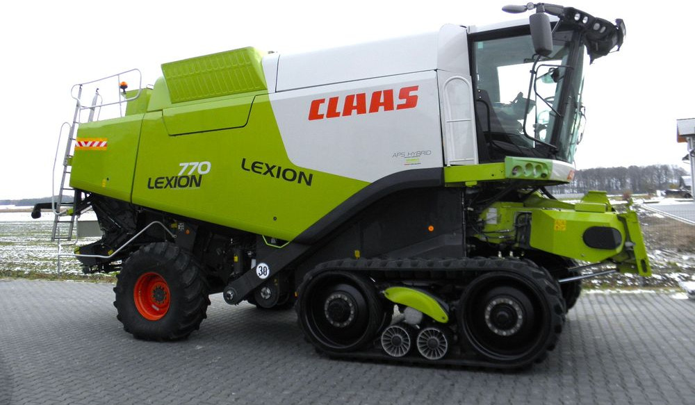 Claas Lexion 770 Terra Trac Heder V10,5, Najbogatsza Wersja, Nie Malowany, Stan Bardzo Dobry - Moissonneuse-batteuse: photos 2 Claas Lexion 770 Terra Trac Heder V10,5, Najbogatsza Wersja, Nie Malowany, Stan Bardzo Dobry - Moissonneuse-batteuse: photos 2