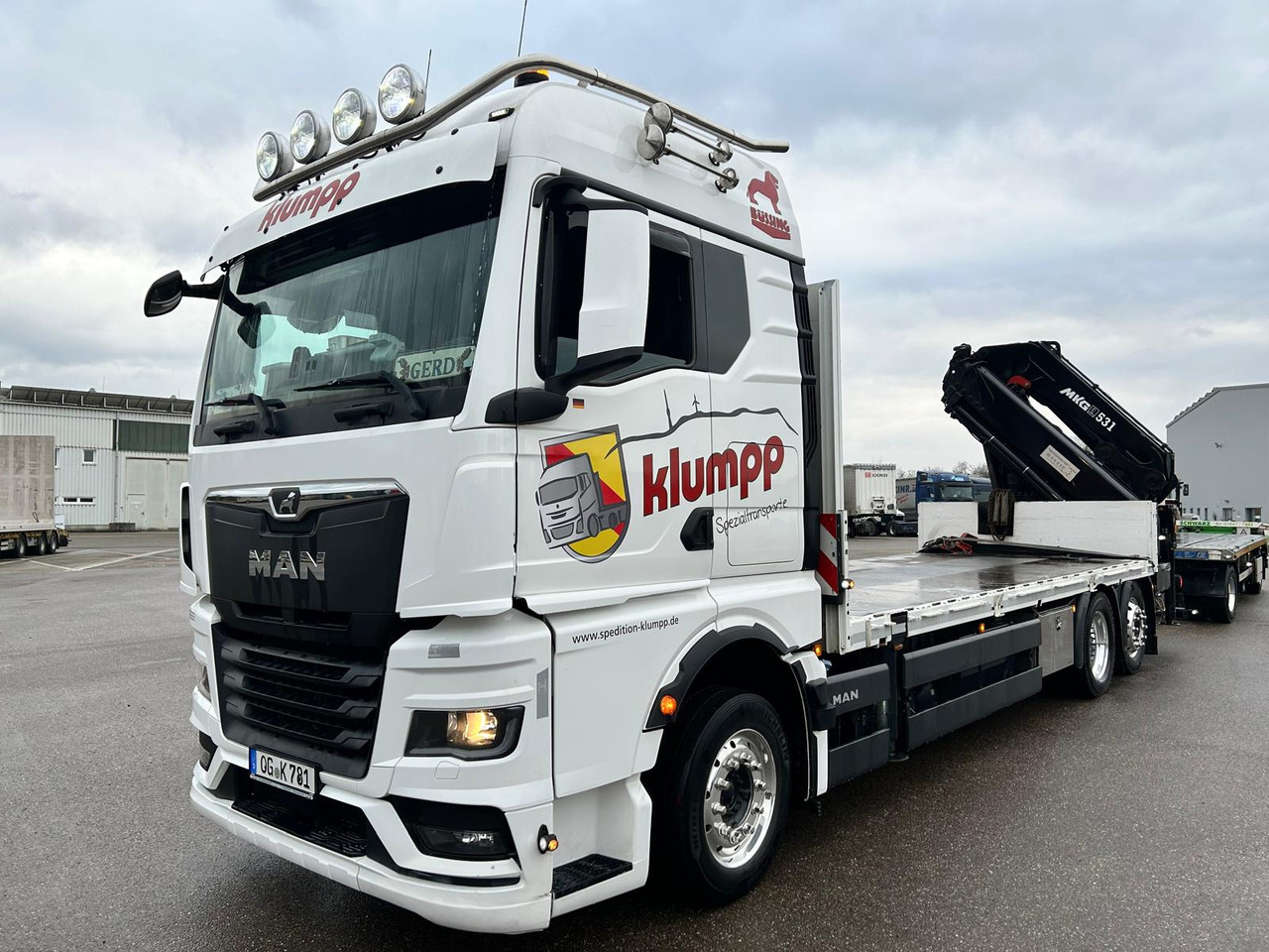 MAN TGX 500 - Camion plateau: photos 1 MAN TGX 500 - Camion plateau: photos 1