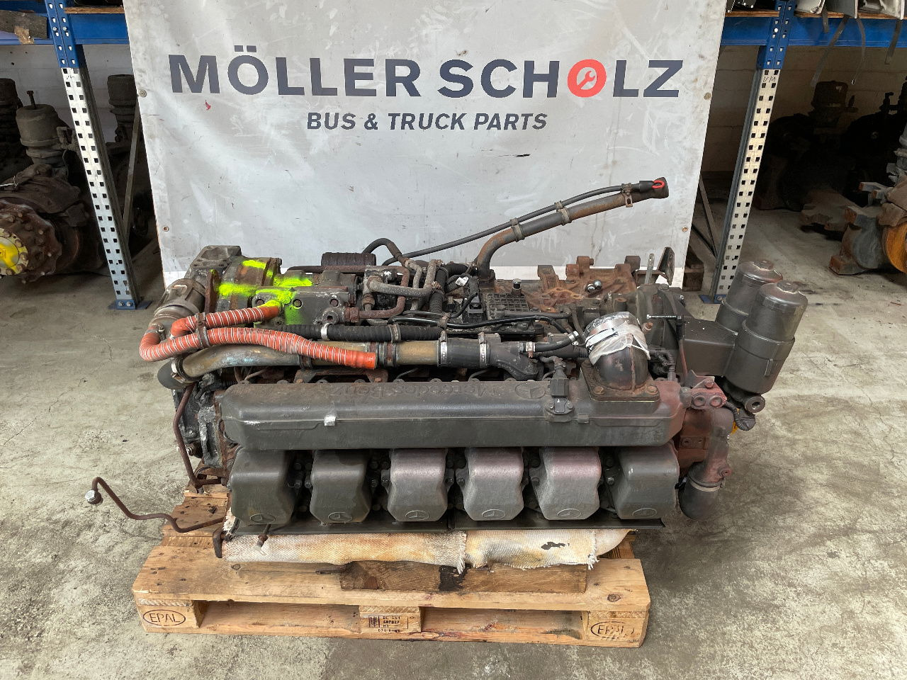 Mercedes-Benz Mercedes Motor OM 457 HLA Citaro OM457HLA 457942 Setra - Moteur pour Bus: photos 1 Mercedes-Benz Mercedes Motor OM 457 HLA Citaro OM457HLA 457942 Setra - Moteur pour Bus: photos 1