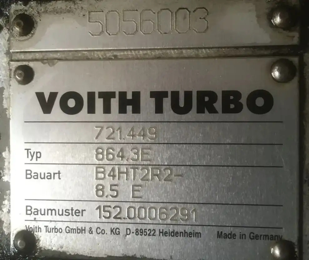 Mercedes-Benz Voith 864.3E B4HT2R2 -8.5E Mercedes Citaro Getriebe 721.449 - Transmission pour Bus: photos 2 Mercedes-Benz Voith 864.3E B4HT2R2 -8.5E Mercedes Citaro Getriebe 721.449 - Transmission pour Bus: photos 2