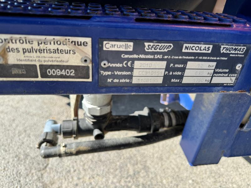 CARUELLE 1000L - Pulvé porté: photos 3 CARUELLE 1000L - Pulvé porté: photos 3