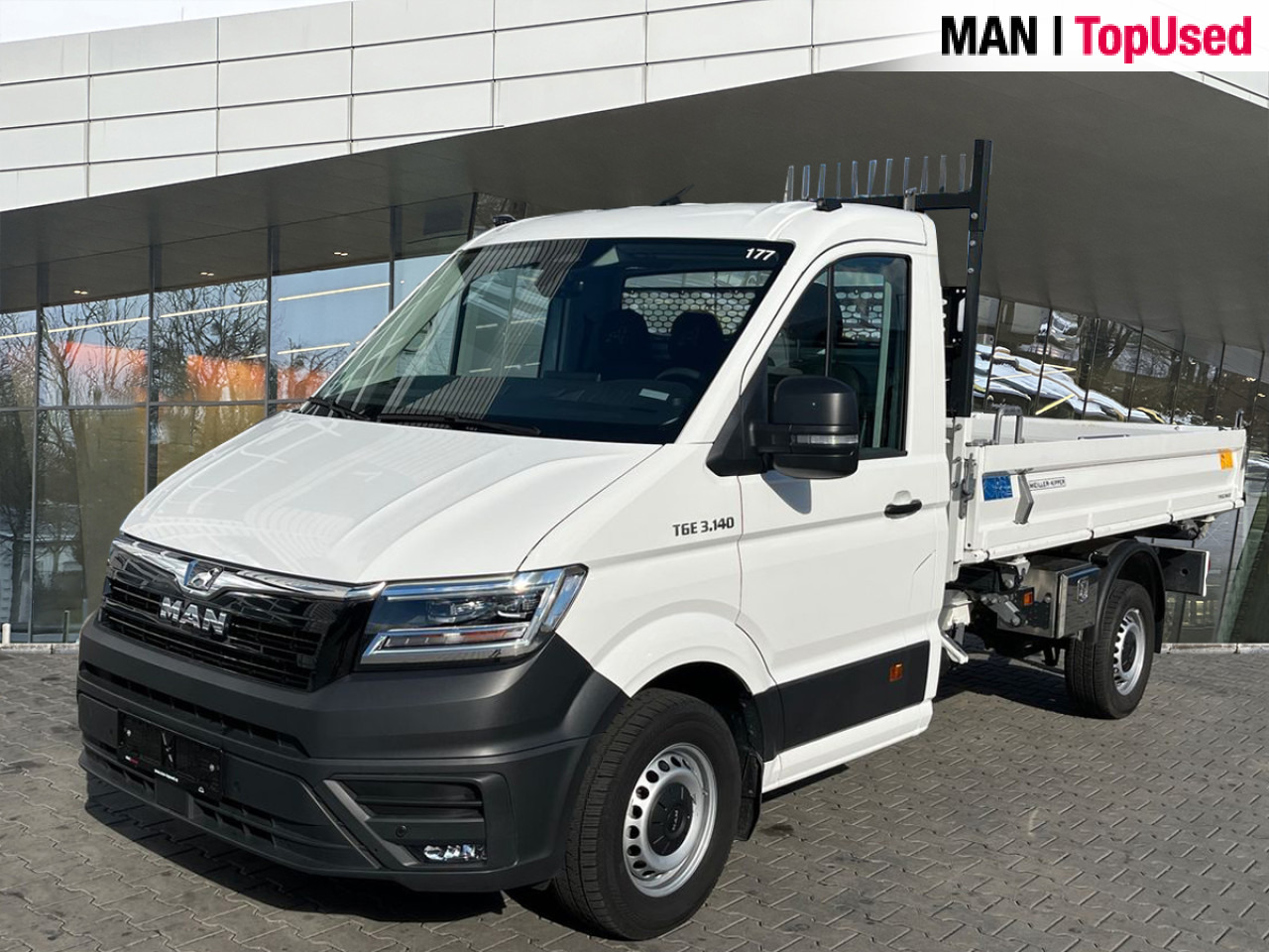 MAN TGE 3.140 4X2F SB kipper 3S Meiller Klima AHK ZV - Fourgon utilitaire: photos 1 MAN TGE 3.140 4X2F SB kipper 3S Meiller Klima AHK ZV - Fourgon utilitaire: photos 1